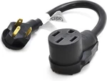 Ceptics 1.5-FT 50-AMP Rv Generator Power Distribution Cord L14-50 2X TT-30R New. Price: $39.99.