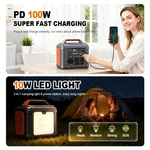 Sbaoh 300W Portable Power Station 296WH Solar Generator 80000MAH Backup New. Price: $159.34.