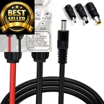 Comeap 1.5M Solar Panel Adapter For Jackery, To Dc 5FT-14+16AWG, Black New. Price: $17.08.