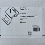 S-5! Solarfoot LP66-B-0 Metal Roof Mount Brackets Master Box 210 Qty New. Price: $824.99.