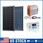 Complete Solar Panel Starter Kit 1000W Inverter 18V Battery Charger Controller New. Price: $101.99.