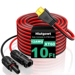 Hiutgowt 12AWG XT60 Solar Cable 10FT, To Red&black New. Price: $22.57.