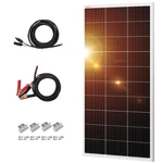 Dokio 200W 18V Solar Panel Kit Monocrystalline With Aluminum Frame And MC4, M.... Price: $164.86.