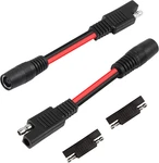 Pngknyocn Sae Dc 8MM Short Cable 10CM 14 Awg Solar Connector Fe New. Price: $21.95.