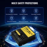 Vevor 2-CHANNEL Charger 12V 10A IP65 Battery Pack For Ships Pedayak Mower New. Price: $129.99.