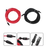 Red + Black Solar Panel Wire Weatherproof Cable 20M 4MM With Connector New. Price: $37.10.
