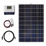 Grape Solar Polycrystalline Panel Kit, 100 W, 18V Dc, 5.23 A, 36 Cells, New. Price: $322.40.