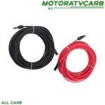 All-carb 12AWG 20M Black+red Solar Panel Extension Cable Wire+connector New. Price: $37.67.