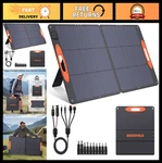 Sokiovola 110W Portable Foldable Solar Panel Charger IP68 Waterproof New. Price: $169.99.
