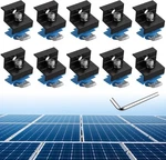 10PCS Solar Panel End Clamp For Standard Unistrut, Aluminum 30MM/35MM P... New. Price: $36.49.