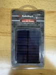 Radio Shack Solar Panel 1W 6V - 2770049 New. Price: $6.99.