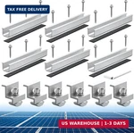 Anbte Solar Panel Bracket Kit, 6 Pcs 7.87 Aluminium Mounting Rail New. Price: $51.98.