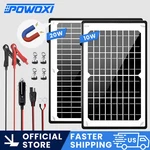 Powoxi Solar Panel Kit 12V 20W Magnetic + Mppt Controller Battery Charger New. Price: $48.23.