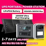 1800W Portable Solar Generator 1024WH1600W (110V) Camping Power Station Foldable New. Price: $1662.50.