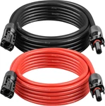 Solar Panel Extension Cable 10AWG 10FT Wire With Female & Waterproof New. Price: $33.94.