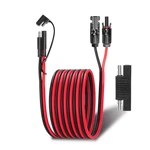 Ansoufien Solar Panel Connectors Sae Adapter Cable 10FT, 10AWG New. Price: $44.04.
