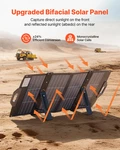 100W Bifacial Solar Panel Foldable N-type 24% MC4 Usb QC3.0 Type-c New. Price: $104.99.