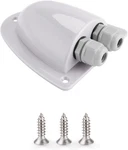 Bougerv White Solar Double Cable Entry Gland Box, Waterproof Abs New. Price: $14.12.