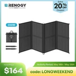 Renogy 200W Solar Panel Blanket Portable Suitcase Foldable New. Price: $199.99.