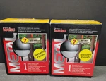 2 Malibu Round Surface Mount Deck Step 7W Light LT8 Black Textured Finish New. Price: $44.95.