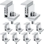 Zhengmy Solar Panel End Mounting Bracket Mid Clamps Aluminum Rail New. Price: $18.78.