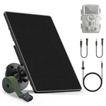 Trail Camera Solar PANEL,6W Battery Charger Kit 6V/2A 9V/1.5A 12V/1A Wi... New. Price: $52.03.